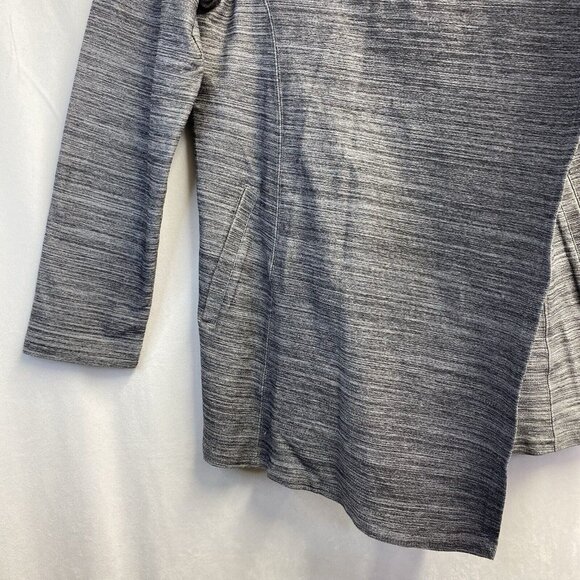 S.WEAR Open Front Long Sleeve Cardigan Sweater Women Sz 3 Gray Side Pockets Used - Picture 12 of 15